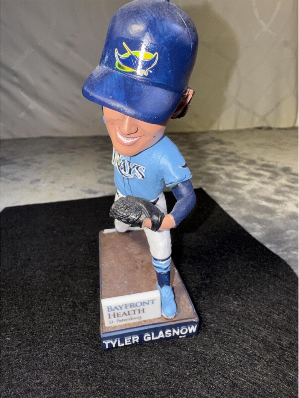 Tyler Glasnow Tampa Bay Rays Baseball Bobble head 2021 - Bayfront Health
